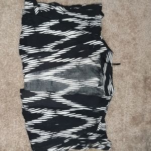 Black and white kimono